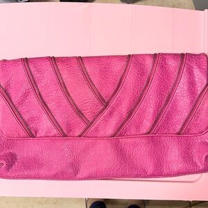 NWOT Jessica Simpson Pink Large Pochette/Clutch